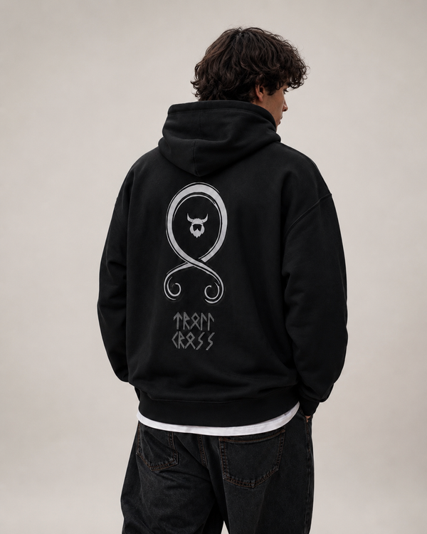 Viking Protection Hoodie - Model Wearing