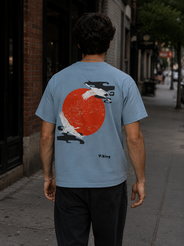 Viking Loose Full Sun T-Shirt - Model Wearing