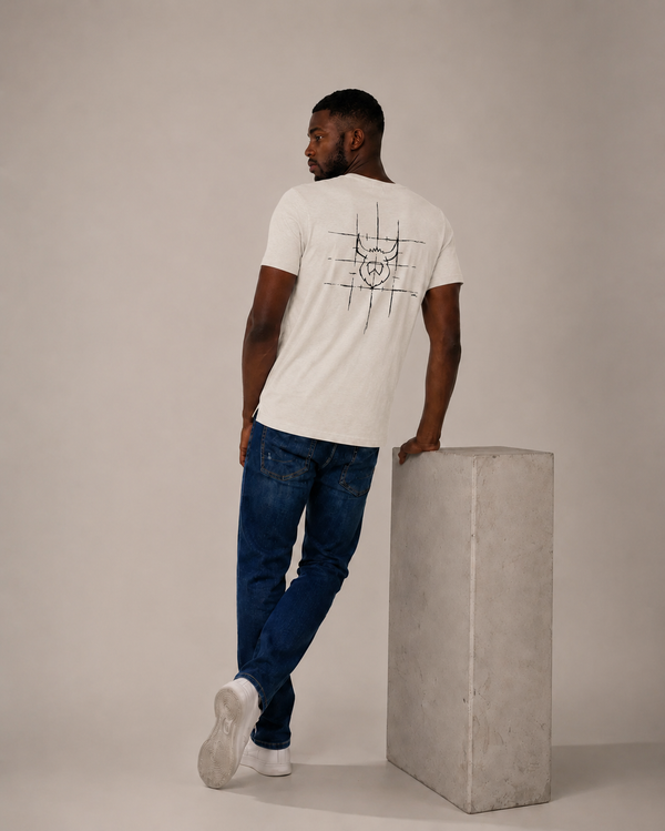 Viking Sketch T-shirt - Model Wearing