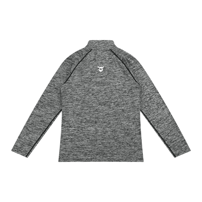 Men's Quarter-Zip Viking Performance Long Sleeve T-Shirt