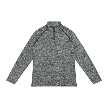Men's Quarter-Zip Viking Performance Long Sleeve T-Shirt