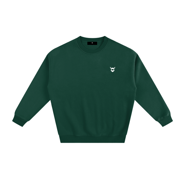 The Ying Yang Viking Sweater | Green