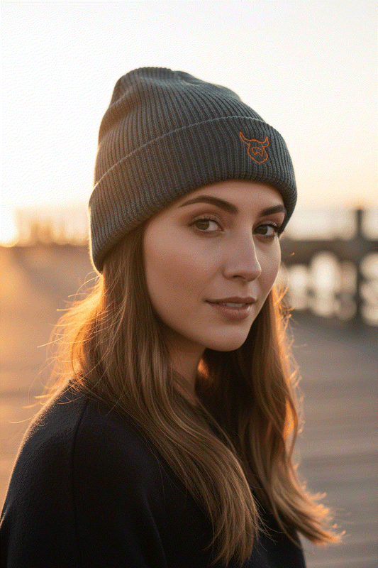 Viking Fisherman Beanie - Female Model